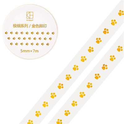 Kinbor hand book&paper tape 5mm7mhand book sticker foundation fine section tape golden dividing line DTB64295
Kinbor hand book&paper tape 5mm7mhand book sticker foundation fine section tape golden dividing line DTB64295