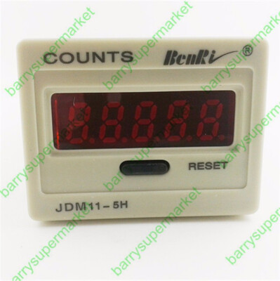 JDM11-6H electronic counter 6-digit Blackout Memory With Voltage Production Counting DC12V DC24V DC36V AC220V 0-999999 KG11J-6H
JDM11-6H electronic counter 6-digit Blackout Memory With Voltage Production Counting DC12V DC24V DC36V AC220V 0-999999 KG11J-6H