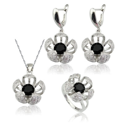EIOLZJ Flower Dark Blue Cubic zirconia Silver Plated Jewelry Sets for Women Four Colors Available Free Jewelry Box
EIOLZJ Flower Dark Blue Cubic zirconia Silver Plated Jewelry Sets for Women Four Colors Available Free Jewelry Box