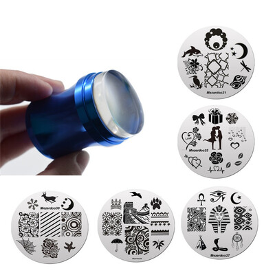 1 Metal Blue Nail Art Stamper Scraper Set 10 Round Egyptian Pharaoh Design Nail Stamp Template Image Plate Manicure Stencils
1 Metal Blue Nail Art Stamper Scraper Set 10 Round Egyptian Pharaoh Design Nail Stamp Template Image Plate Manicure Stencils