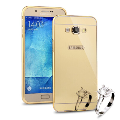 MOONCASE Metal Frame Edge Mirror Back 2 in 1 Thin Case Cover for Samsung Galaxy A8
MOONCASE Metal Frame Edge Mirror Back 2 in 1 Thin Case Cover for Samsung Galaxy A8