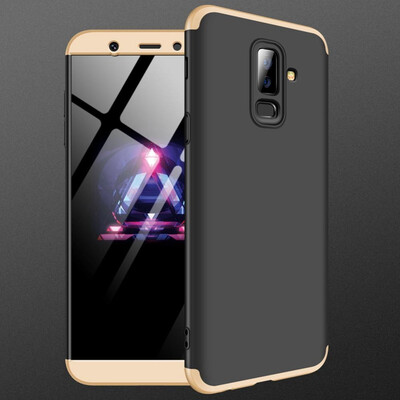 MOONCASE Three-parts structure design Full Protection Hard Plastic Combination Case for Samsung Galaxy A6 Plus 2018 Black Gold
MOONCASE Three-parts structure design Full Protection Hard Plastic Combination Case for Samsung Galaxy A6 Plus 2018 Black Gold