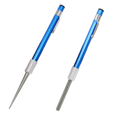3 In 1 Professional Knife Sharpener Diamond Grit Pen shape Sharpeners Grindstone for Hunting Fishing Hook Knife Sharpener