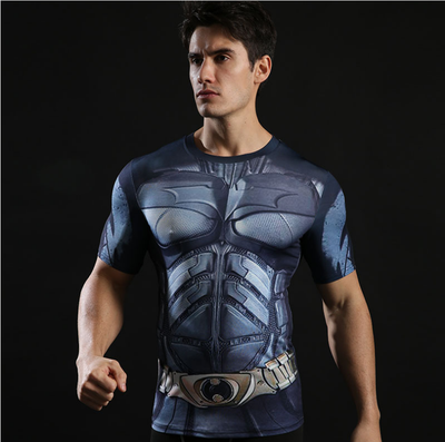 Summer Mens Fashion Compression T shirts Tights Long Sleeve Training Workout Round Necks 3D Superman Fitness Tee Shirts
Summer Mens Fashion Compression T shirts Tights Long Sleeve Training Workout Round Necks 3D Superman Fitness Tee Shirts