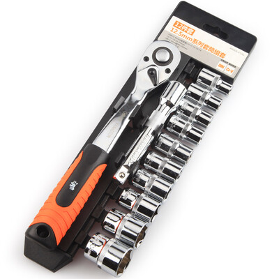 Worker WORKERBEE 12 pcs 125mm Series AS005-012G Auto Repair Sleeve Series Set Fast Ratchet Wrench Set Machine Repair Tool Auto Repair Tool
Worker WORKERBEE 12 pcs 125mm Series AS005-012G Auto Repair Sleeve Series Set Fast Ratchet Wrench Set Machine Repair Tool Auto Repair Tool
