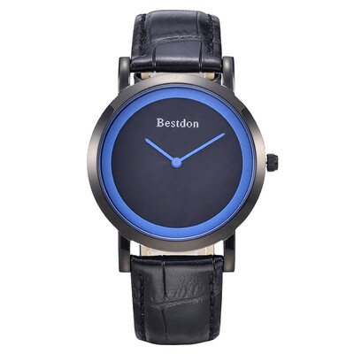 BESTDON BD9969 Womens Fashionable Simple Waterproof Quartz Wrist WatchBlackBlue