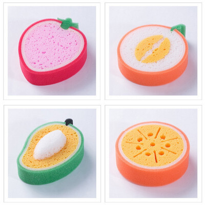 Cntomlv Cute Fruit Shape Microfiber Sponge Scouring Pad Cleaning Cloth Strong Remove Stains Thickened Sponge Kitchen Tools
Cntomlv Cute Fruit Shape Microfiber Sponge Scouring Pad Cleaning Cloth Strong Remove Stains Thickened Sponge Kitchen Tools