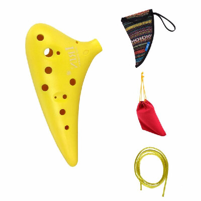 12 Hole Alto C Ocarina Vessel Flute ABS Material Sweet Potato Shape with 2 Protective Bags Musical Gift for Beginners
12 Hole Alto C Ocarina Vessel Flute ABS Material Sweet Potato Shape with 2 Protective Bags Musical Gift for Beginners