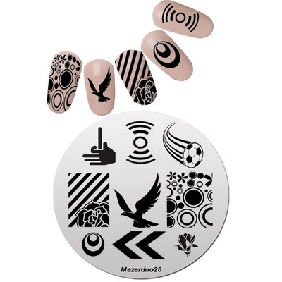 1шт. Штамповочный шаблон для шаблона для ногтей Stripe Eagle Design Manicure Nail Stamping Plate DIY Stamp Nail Tool Mezerdoo 26
1шт. Штамповочный шаблон для шаблона для ногтей Stripe Eagle Design Manicure Nail Stamping Plate DIY Stamp Nail Tool Mezerdoo 26