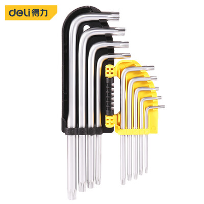 Deli deli long type hole hole type hex wrench set chrome vanadium steel type hex wrench screwdriver 9 piece set DL2177
Deli deli long type hole hole type hex wrench set chrome vanadium steel type hex wrench screwdriver 9 piece set DL2177
