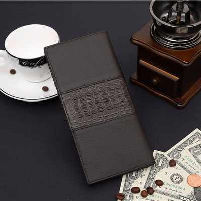 Wallet Men Credit Card Cell Phone Pocket Wallet Men Coin Pocket Interior Zipper Pocket Photo Holder Card Holder