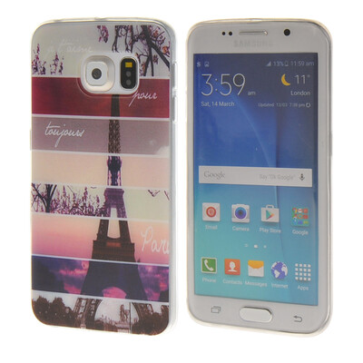 MOONCASE Eiffel Tower Pattern Soft Silicone Gel TPU Flexible Shell Protective Case Cover for Samsung Galaxy S6 Edge a05
MOONCASE Eiffel Tower Pattern Soft Silicone Gel TPU Flexible Shell Protective Case Cover for Samsung Galaxy S6 Edge a05