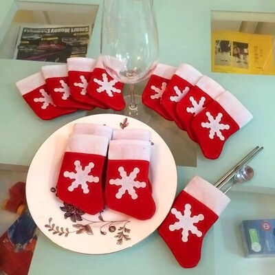 mymei 12pcs Xmas Christmas Tableware Silverware Holder Socks Cutlery Pouch Table Decors
mymei 12pcs Xmas Christmas Tableware Silverware Holder Socks Cutlery Pouch Table Decors