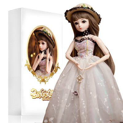 Doris Katie doll Barbie set gift box SDBJD doll joint 60 cm change makeup dress doll girl toy princess wedding doll Guniel
Doris Katie doll Barbie set gift box SDBJD doll joint 60 cm change makeup dress doll girl toy princess wedding doll Guniel