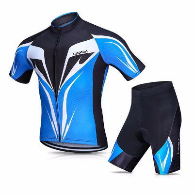 Lixada Mens Cycling Jersey Set Breathable Quick-Dry Short Sleeve Biking Shirt with Gel Padded Shorts MTB Cycling Clothing Set
Lixada Mens Cycling Jersey Set Breathable Quick-Dry Short Sleeve Biking Shirt with Gel Padded Shorts MTB Cycling Clothing Set