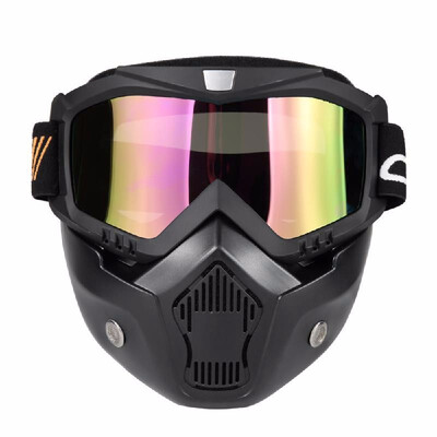 Mortorcycle Mask Detachable Goggles And Mouth Filter for Open Face Helmet Motocross Ski Snowboard
Mortorcycle Mask Detachable Goggles And Mouth Filter for Open Face Helmet Motocross Ski Snowboard