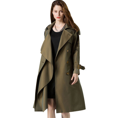BURDULLY New England Style Long Trench Coats For Women Winter Double Breasted Outwear Loose Discolor Fabric Coat High Quality
BURDULLY New England Style Long Trench Coats For Women Winter Double Breasted Outwear Loose Discolor Fabric Coat High Quality