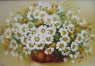 Diy Flowers Oil Painting Paint by Number Kits without Wooden Framed for Adults - Beautiful White Daisy
Diy Flowers Oil Painting Paint by Number Kits without Wooden Framed for Adults - Beautiful White Daisy