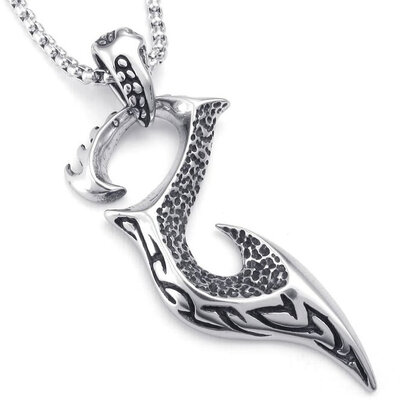 Hpolw Mens Biker Tribal Phoenix Bird Firebird Stainless Steel Pendant Necklace, 22 inch Chain
Hpolw Mens Biker Tribal Phoenix Bird Firebird Stainless Steel Pendant Necklace, 22 inch Chain