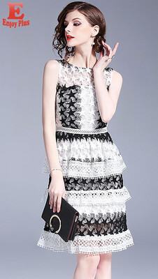 M L XL elegant new summer 2018 women lace dress sleeveless black&white bandage pencil office lady knee length ruffles
M L XL elegant new summer 2018 women lace dress sleeveless black&white bandage pencil office lady knee length ruffles