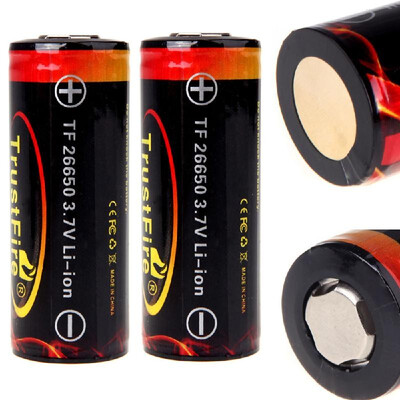 High Quality 2pcs 26650 37v 5000mAh Rechargeable Li-ion Battery with PCB Protected Board
High Quality 2pcs 26650 37v 5000mAh Rechargeable Li-ion Battery with PCB Protected Board