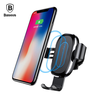 Baseus 10 Вт QI Беспроводное Зарядное устройство Автомобильный держатель для iPhone X плюс samsung S8 S9 быстро автомобильное крепление Беспроводной зарядки зар
Baseus 10 Вт QI Беспроводное Зарядное устройство Автомобильный держатель для iPhone X плюс samsung S8 S9 быстро автомобильное крепление Беспроводной зарядки зар