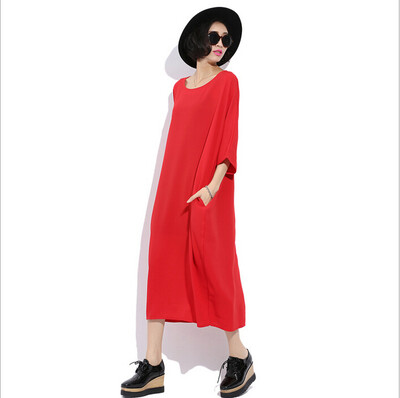 Lovaru ™ Осень в Европе и большого размера свободной женщины твердое рукав летучая мышь колен платье платье была тонкая Осень жира М
Lovaru ™ Осень в Европе и большого размера свободной женщины твердое рукав летучая мышь колен платье платье была тонкая Осень жира М