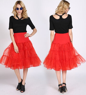 Retro Underskirt Swing Petticoat Fancy Net Skirt Rockabilly Tutu