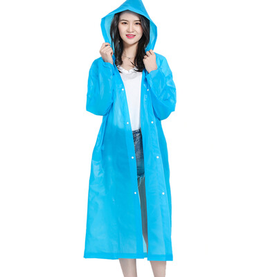 40000 km adult raincoat translucent frosted fashion raincoat non-disposable raincoat EVA14 silk men&women long hooded padded poncho SW8027 blue
40000 km adult raincoat translucent frosted fashion raincoat non-disposable raincoat EVA14 silk men&women long hooded padded poncho SW8027 blue