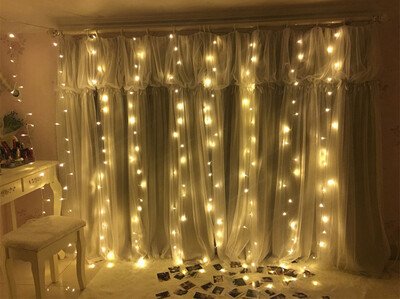 FANLUS Party Backdrops Window Curtain Icicle Lights 304 LED 98ft x 98ft 8 Modes String Fairy Light Warm White Wedding
FANLUS Party Backdrops Window Curtain Icicle Lights 304 LED 98ft x 98ft 8 Modes String Fairy Light Warm White Wedding