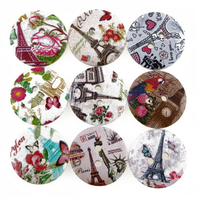 mymei 1 Bag 100pcs Mixed Pattern Wooden Buttons Fit Sewing and Scrapbook 20mm
mymei 1 Bag 100pcs Mixed Pattern Wooden Buttons Fit Sewing and Scrapbook 20mm