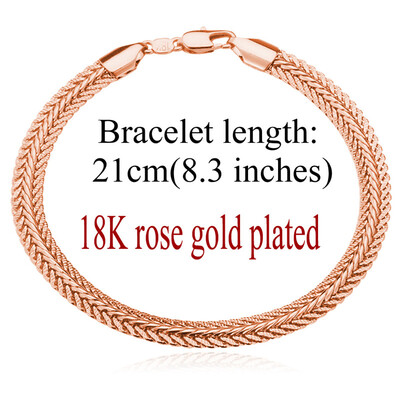 18K" Stamp Real Gold Plated Bracelet Wholesale New Fashion Rock Style 21 cm 0.6 cm Thick Snake Chain Bracelet Men Jewelry
18K" Stamp Real Gold Plated Bracelet Wholesale New Fashion Rock Style 21 cm 0.6 cm Thick Snake Chain Bracelet Men Jewelry