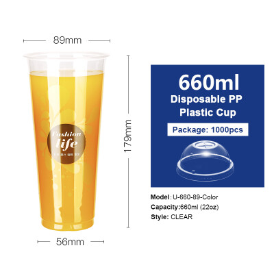 OTOR 17oz22oz Disposable Plastic Cups with Lids PP Clear Cup for Hot & Cold Drinks Iced Coffee Bubble Boba Smoothie 1000pcs
OTOR 17oz22oz Disposable Plastic Cups with Lids PP Clear Cup for Hot & Cold Drinks Iced Coffee Bubble Boba Smoothie 1000pcs