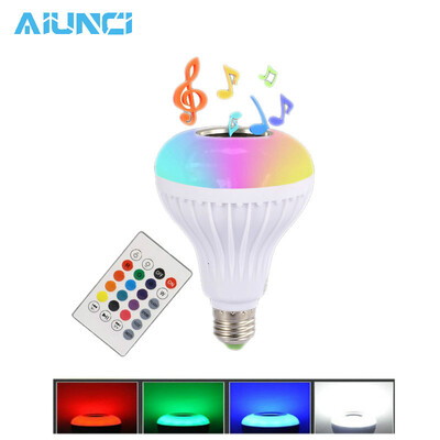 E27 Smart RGB RGBW Wireless Bluetooth Speaker Bulb Music Playing Dimmable LED Bulb Light Lamp 24 Keys Remote Control
E27 Smart RGB RGBW Wireless Bluetooth Speaker Bulb Music Playing Dimmable LED Bulb Light Lamp 24 Keys Remote Control