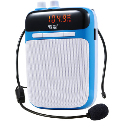 Sai Tai Sai Tai S-618 18W High Power Portable Digital Amplifier Small Bee Loudspeaker Teaching Teacher Teacher Guide Card Player Playing Machine Blue
Sai Tai Sai Tai S-618 18W High Power Portable Digital Amplifier Small Bee Loudspeaker Teaching Teacher Teacher Guide Card Player Playing Machine Blue