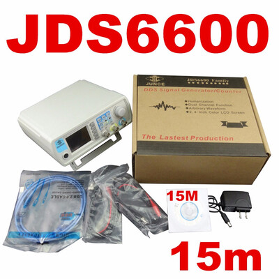 High Precision Digital Dual-channel DDS Function Signal Generator Arbitrary Waveform Pulse Signal Generator 15MHz JDS-6600
High Precision Digital Dual-channel DDS Function Signal Generator Arbitrary Waveform Pulse Signal Generator 15MHz JDS-6600