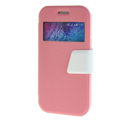 MOONCASE Galaxy J1 , Slim Window Design Leather Side Flip Bracket ЧЕХОЛ ДЛЯ Samsung Galaxy J1 Pink White
MOONCASE Galaxy J1 , Slim Window Design Leather Side Flip Bracket ЧЕХОЛ ДЛЯ Samsung Galaxy J1 Pink White