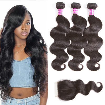 Glary Malaysian Human Hair Bundles with Closure Body Wave Virgin Hair 100 Unprocessed Hair 3 Bundles With Closure Natural Color
Glary Malaysian Human Hair Bundles with Closure Body Wave Virgin Hair 100 Unprocessed Hair 3 Bundles With Closure Natural Color