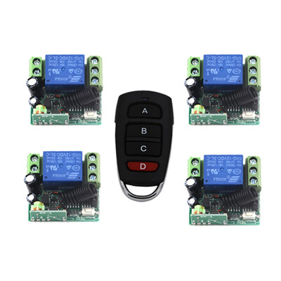 MITI 315/433MHZ DC12V 1CH Remote Control Light ON OFF Switch 1Transmitter 4Receiver Momentary Toggle Latched
MITI 315/433MHZ DC12V 1CH Remote Control Light ON OFF Switch 1Transmitter 4Receiver Momentary Toggle Latched