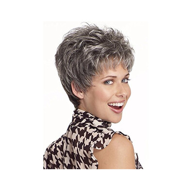 QianBaiHui Short Curly Wigs for Women - Silver Grey Wigs with Bangs Heat Resistant Synthetic Hair Fashion Wig Wig Cap
QianBaiHui Short Curly Wigs for Women - Silver Grey Wigs with Bangs Heat Resistant Synthetic Hair Fashion Wig Wig Cap