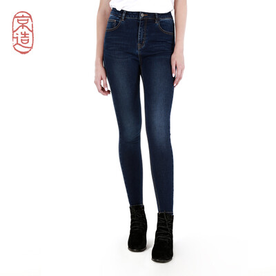 JZAO Ms high-elastic slim feet jeans autumn still new jeans female feet dark blue 28 16570A
JZAO Ms high-elastic slim feet jeans autumn still new jeans female feet dark blue 28 16570A