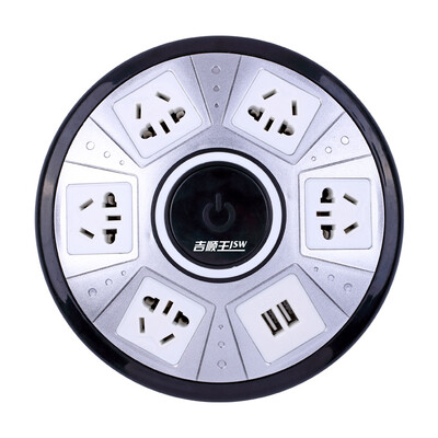 Jishun (jishun) JSW-FD6U 1,8 м 6-разрядный USB-разъем для смарт-летающих тарелок двойной USB-UFO плагин для защиты от перегрузки ряд строк серебристый черный
Jishun (jishun) JSW-FD6U 1,8 м 6-разрядный USB-разъем для смарт-летающих тарелок двойной USB-UFO плагин для защиты от перегрузки ряд строк серебристый черный