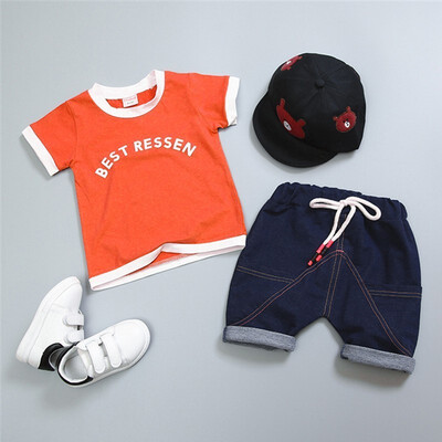 Fashion Summer Children Boys Girls Clothes Kids Cotton Letter T-Shirt Short 2PcsSets Toddler Clothing Sets Infants Tracksuits
Fashion Summer Children Boys Girls Clothes Kids Cotton Letter T-Shirt Short 2PcsSets Toddler Clothing Sets Infants Tracksuits