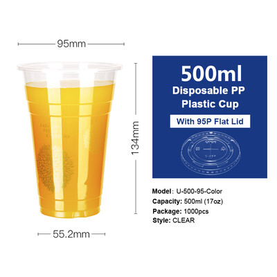 Free Shipping 12oz-22oz Clear Plastic PP Cups with Dome & Flat Lids for Juice Tea Milk Iced Coffee Bubble Boba Smoothie 100pcs
Free Shipping 12oz-22oz Clear Plastic PP Cups with Dome & Flat Lids for Juice Tea Milk Iced Coffee Bubble Boba Smoothie 100pcs