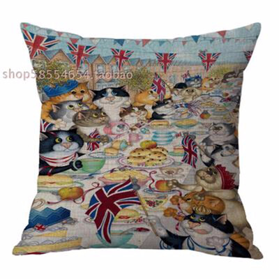 Cntomlv New Cartoon Cat Cushion Covers Pillow Cover Printed Cat For Home Kids Room Decoration
Cntomlv New Cartoon Cat Cushion Covers Pillow Cover Printed Cat For Home Kids Room Decoration