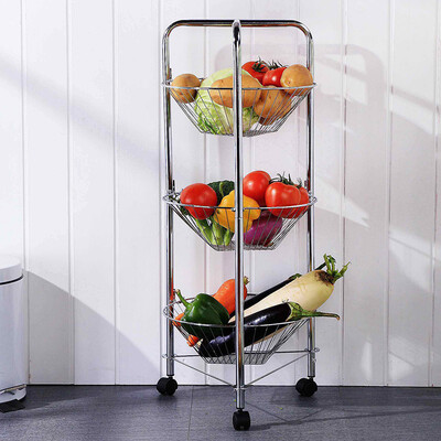 Ou Runzhe kitchen rack with wheel storage storage rack T-shaped round basket three-layer car plating
Ou Runzhe kitchen rack with wheel storage storage rack T-shaped round basket three-layer car plating
