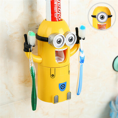 MyMei Despicable Me Toothbrush Holder Automatic Toothpaste Dispenser Mount Minions Set
MyMei Despicable Me Toothbrush Holder Automatic Toothpaste Dispenser Mount Minions Set