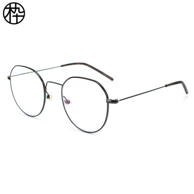 Wood ninety-six polygon glasses frame fashion big frame myopia glasses metal light men&women models computer frame with anti-blue light flat lens FM1820131 C01 50mm
Wood ninety-six polygon glasses frame fashion big frame myopia glasses metal light men&women models computer frame with anti-blue light flat lens FM1820131 C01 50mm