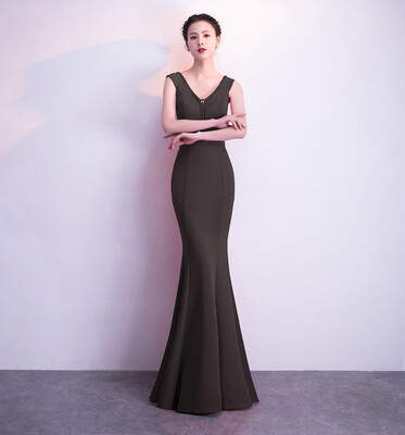 Elegant halter long evening dress Mermaid Long Dress 
Elegant halter long evening dress Mermaid Long Dress