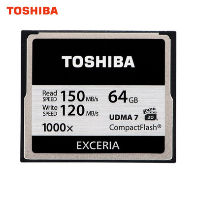 Toshiba Exceria CF Card C401 Compact Flash card Memory card UDMA7 32GB 64GB 128GB 1000x read 150MBs write 120MBs VPG20
Toshiba Exceria CF Card C401 Compact Flash card Memory card UDMA7 32GB 64GB 128GB 1000x read 150MBs write 120MBs VPG20